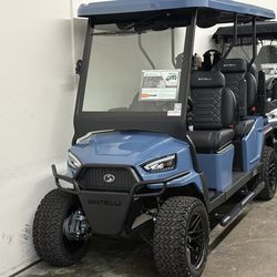 Luxury Golf Cart 2026 Bintelli Nexus 6-Passenger Lifted 72-Volt Lithium Street Legal LSV Golf Cart