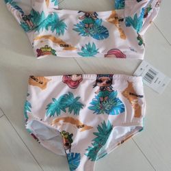 Toddler Girls 2 Piece Swimsuit