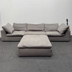 Half Priced 4pc Cloud Couch (Dream) - Good as new - Can Deliver - Modular Sectional