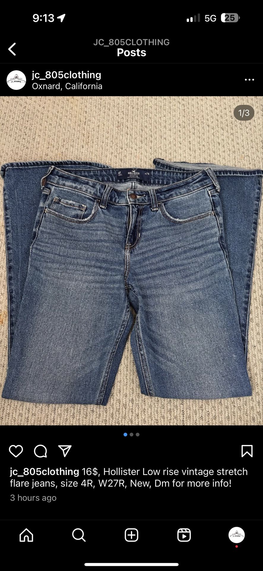 Hollister Bootcut Jeans