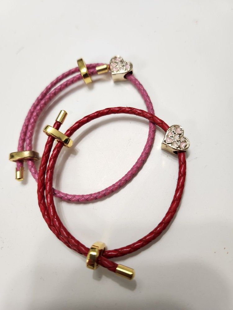 Bracelets - Leather Charm (Both) $15