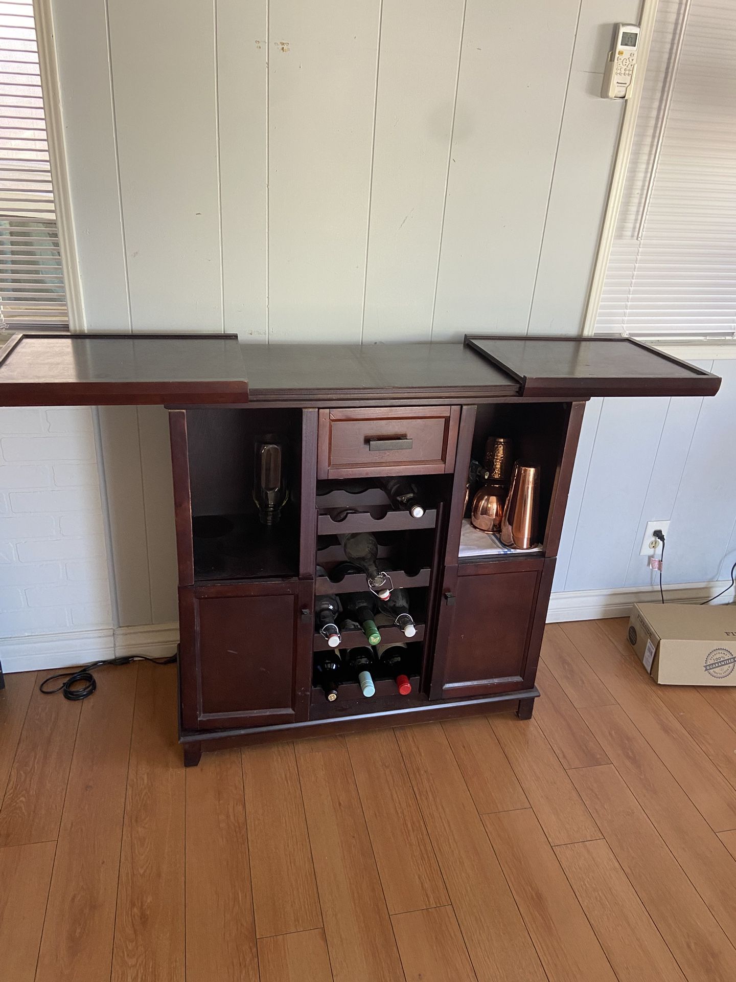 Bar Cabinet Wine Rack