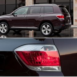 2011 to 2013 toyota highlander tail light 