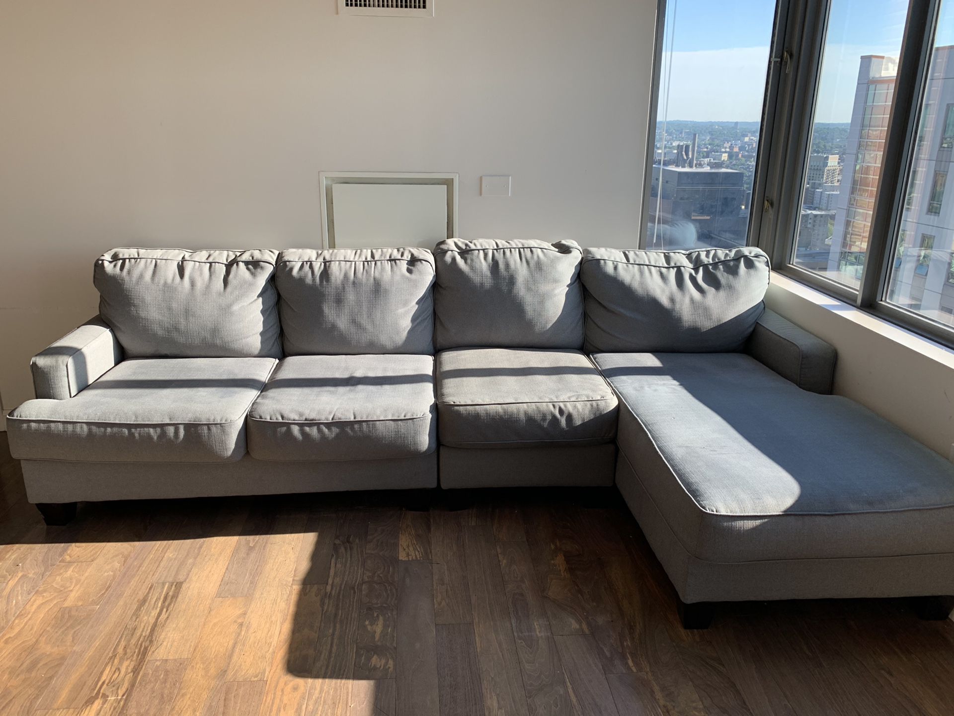 Grey Comfy Couch $300