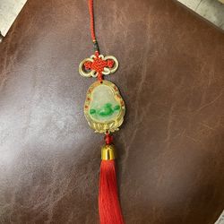 Happy Buddha Charm Tassel Hanger