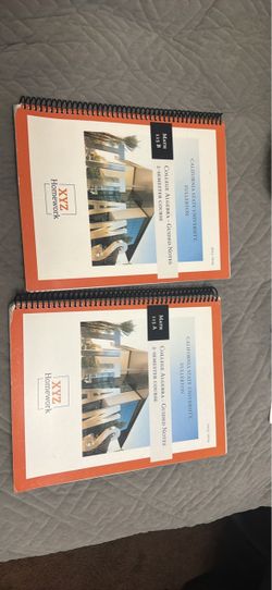 Cal state Fullerton xyz homework