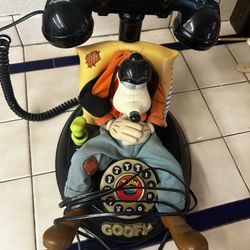 Vintage Disney Goofy Animated Phone 