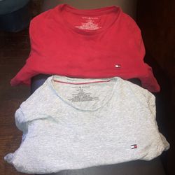 Mens Tommy Hilfiger Logo Shirts 
