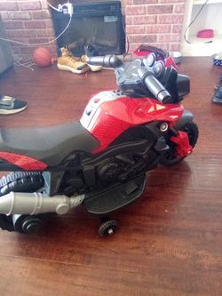 Kids Electric Ride-On Motorcycle Spider-Man