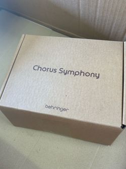 Behringer chorus symphony guitar effects and petals