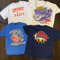 Supreme, Off white, Peter Millar, Vintage Graphic tees mostly Xl and XXL