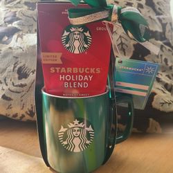 Starbucks Holiday Mug And Holiday Coffee Blend Set