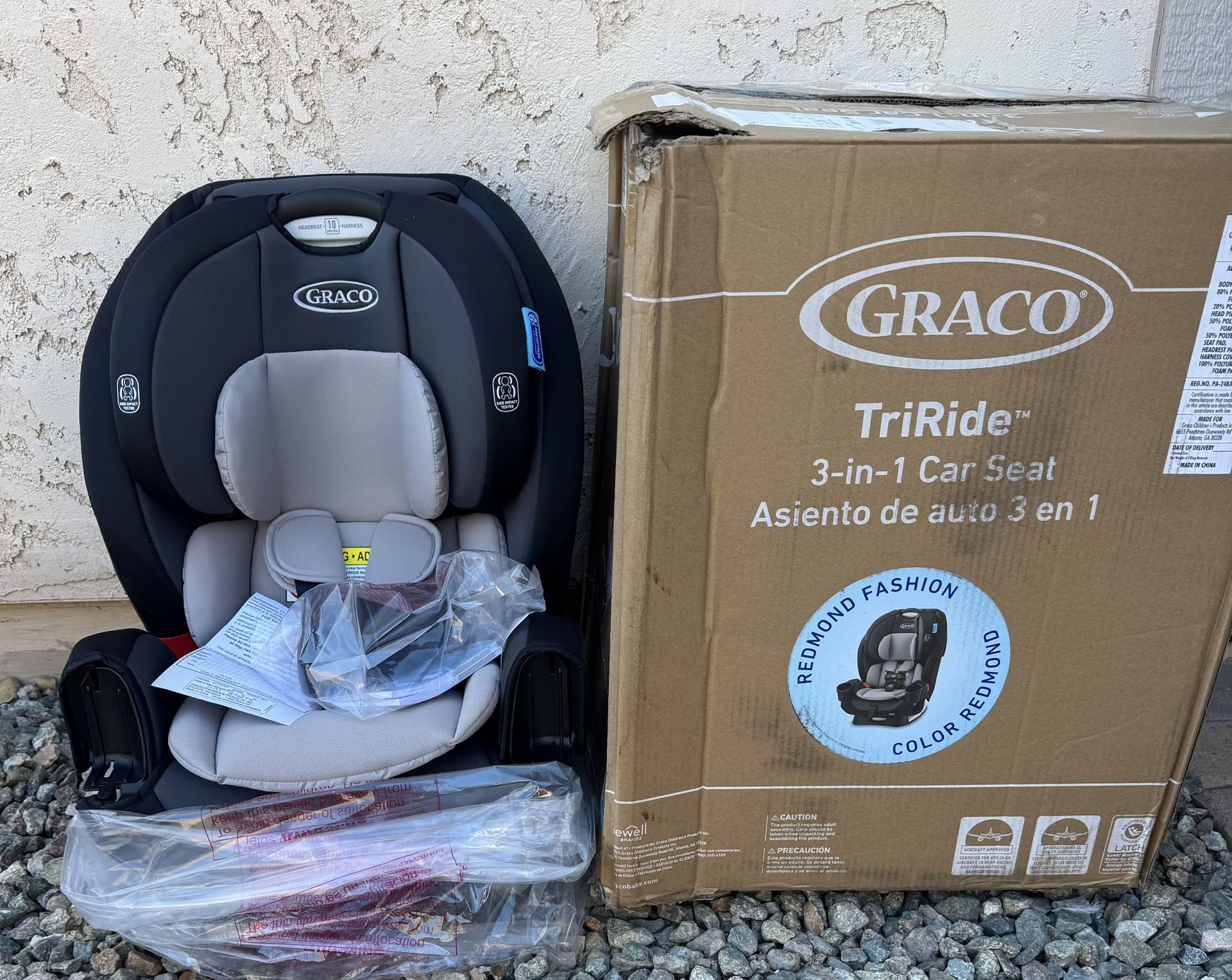 New! Graco Triride 3-1 Convertible Carseat