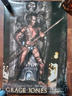 Grace Jones as Zula Conan the Destroyer Poster