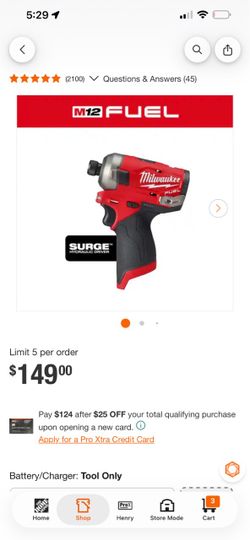 Milwaukee impact Driver