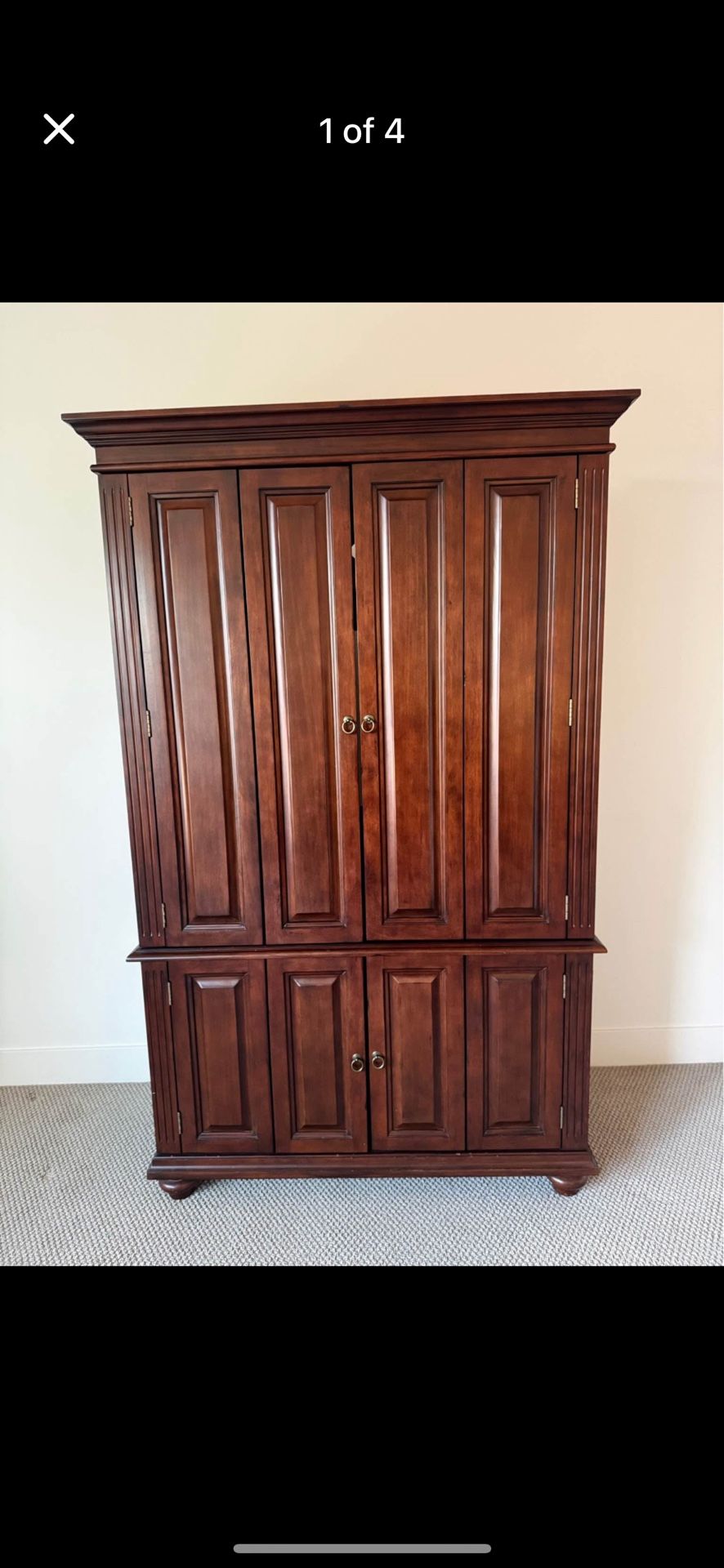 Elegant Wooden Armoire