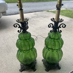Pair of Vintage Antique Lamps 