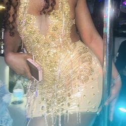 Gold Dress 