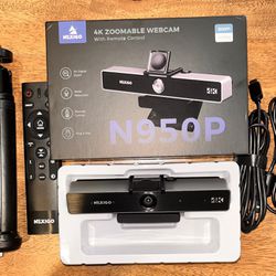 4K Zoomable webcam With Remote And Tripod