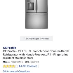GE Counter depth Refrigerator 
