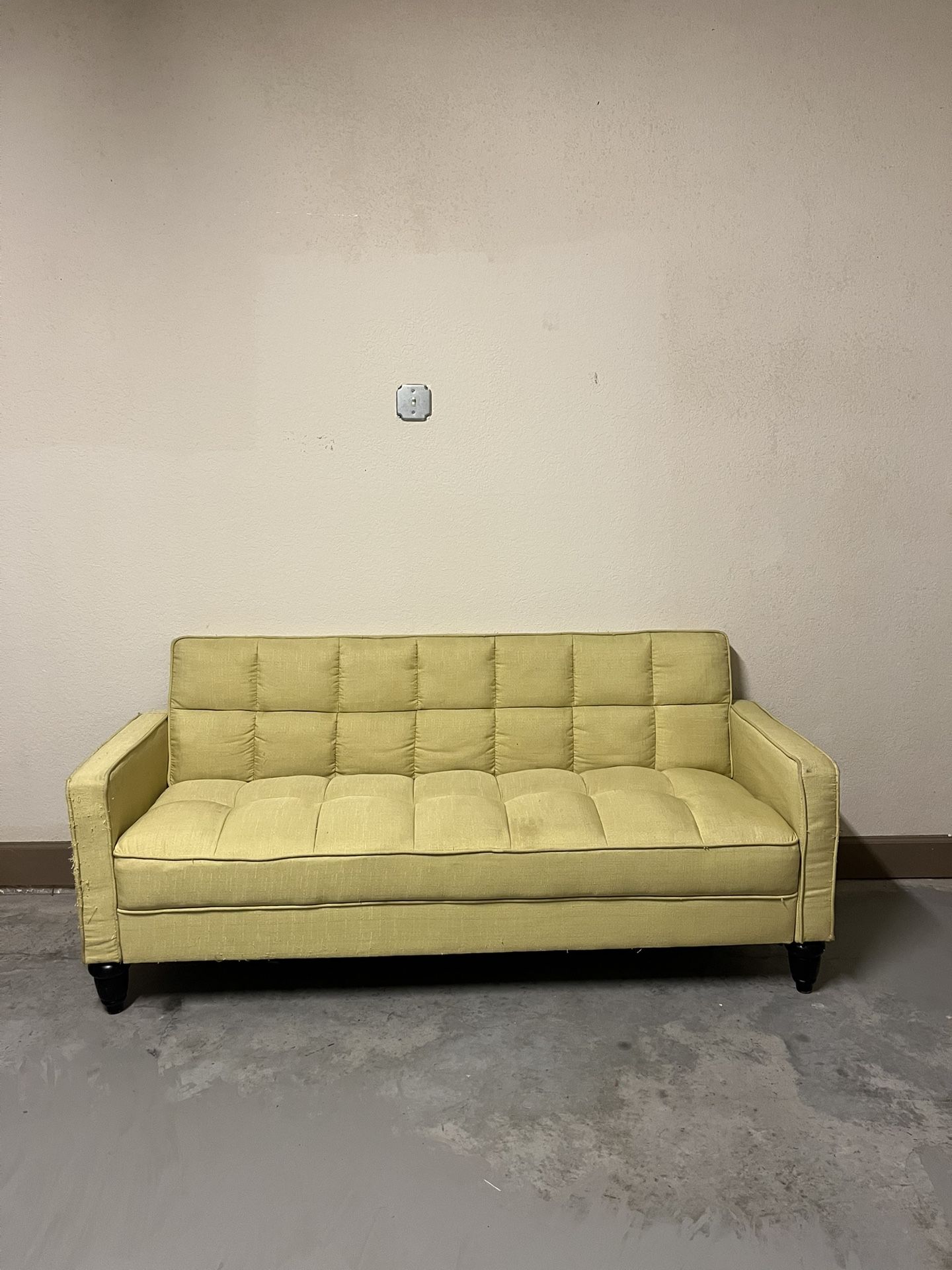 Couch Yellow/ Lime Green