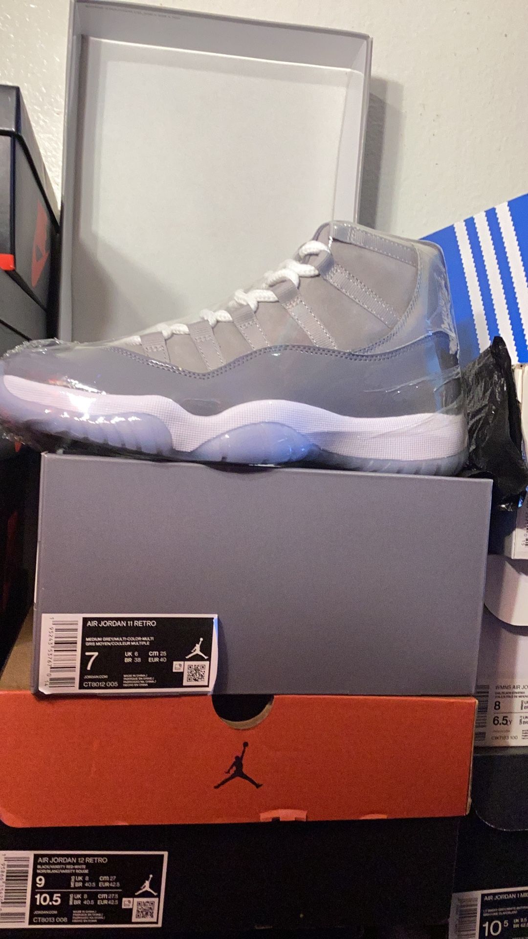 Air Jordan 11 Retro Cool Grey Size 7