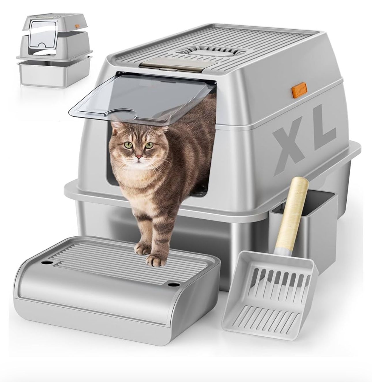 Stainless Steel Cat Litter Box