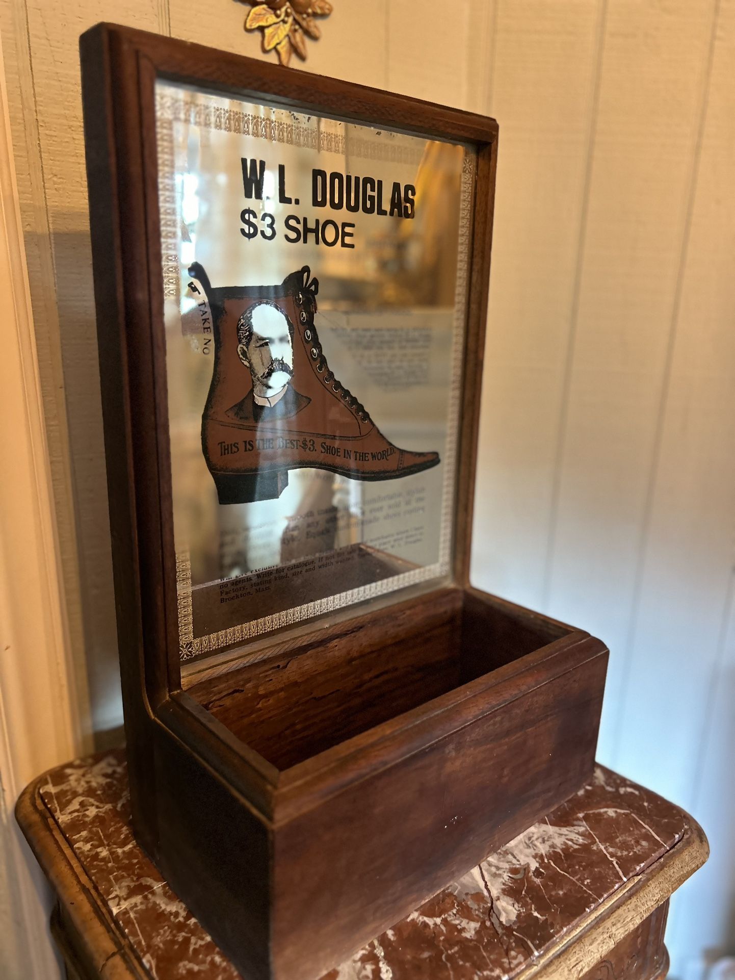 Vintage Wooden Shoes advertisement