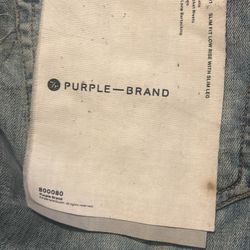 Purple Jeans No Front Tag 