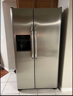 stainless steel fridge works great