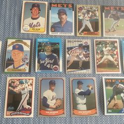 Mets baseball card lot from the 80s 