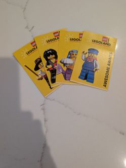 LEGOLAND California
Hopper Tickets 4 tickets $300