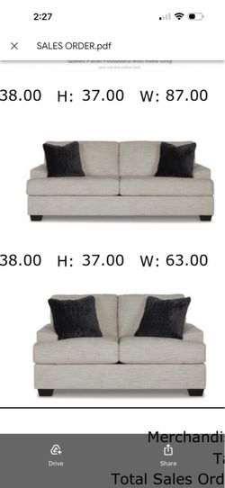 Ashley’s set of couches