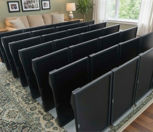 60 Del Monitors Available Mounted on Rotating Stands 