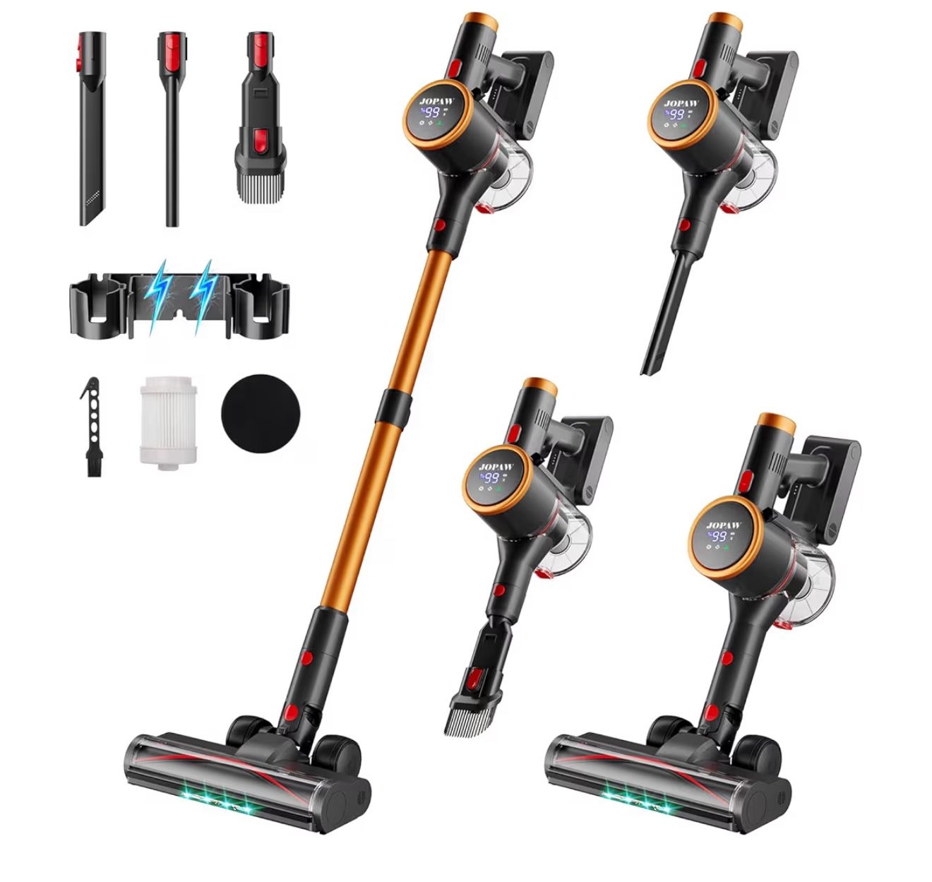 Cordless Stick Vacuum – 450W / 30,000Pa - New In Box