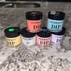 Nail Powder Dip 6 Colors NEW For $10