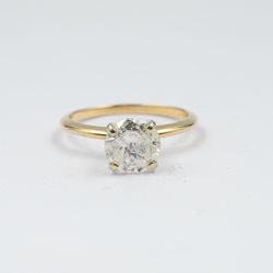 7.5mm Diamond Solitaire Engagement Ring