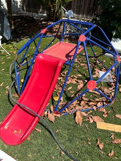 Kids Jungle climbing gym with slide