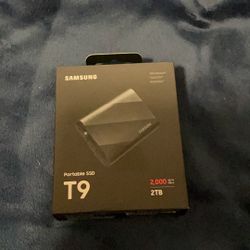 Samsung T9 Portable SSD 2TB, USB 3.2 Gen 2x2 External Solid State Drive, Seq. Read Speeds Up to 2,000MB/s for Gaming, Students and Professionals, MU-P