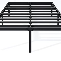 Beautiful Black Queen Metal 18in Bed Frame