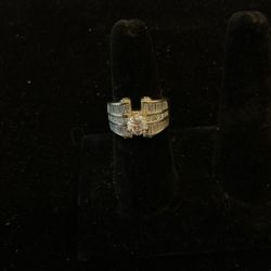 14k Engagement Ring With Diamonds 41510-1