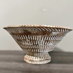 Farmhouse Decorative Bowl/Candle Holder (12" Diameter)
