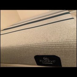 King Mattress Box Spring  Used Good Condition 