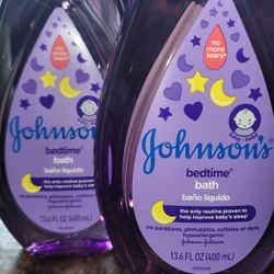 Johnson and Johnson bedtime bath 