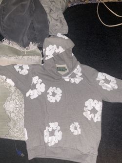 Denim tears grey hoodie authentic
