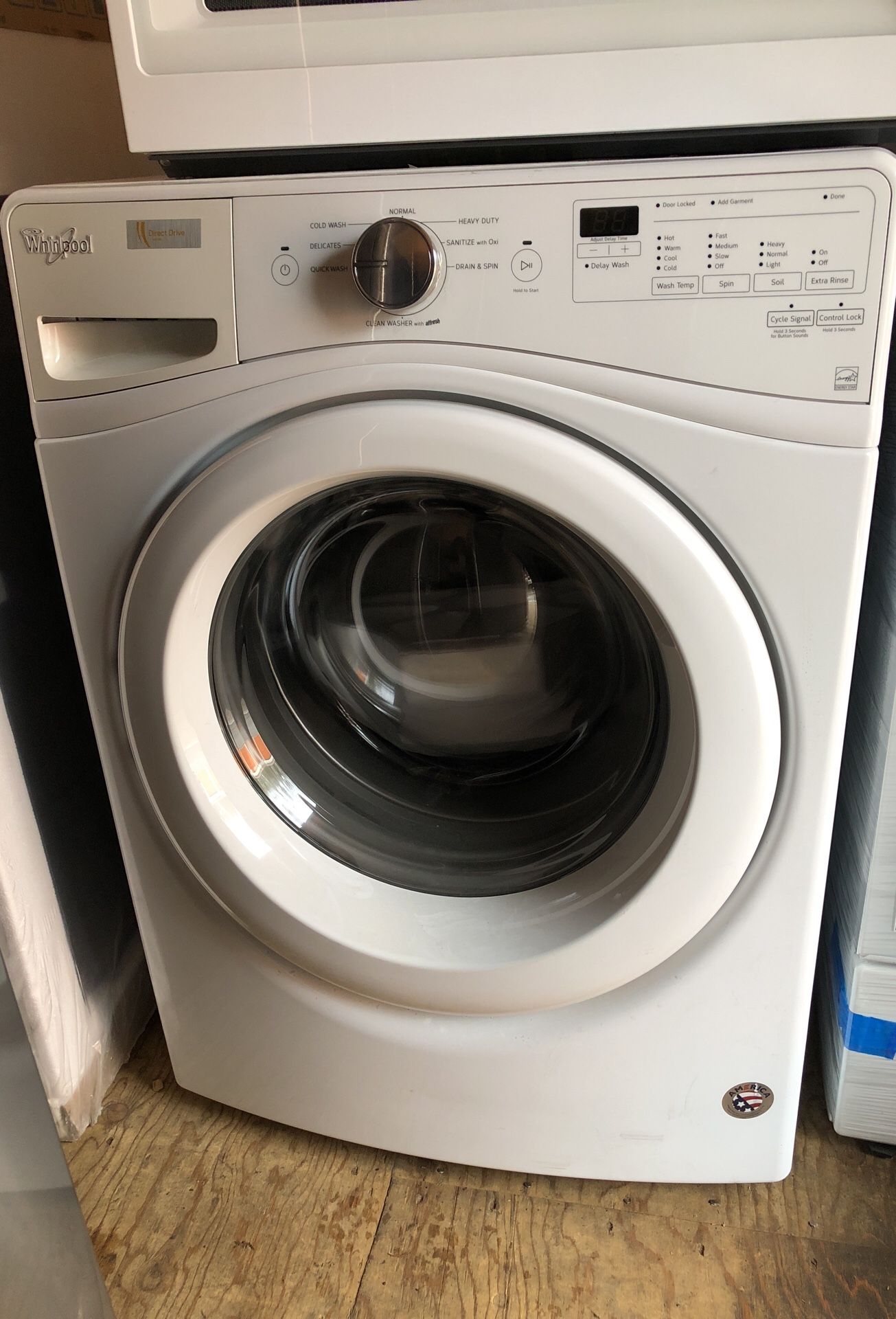 Whirlpool washer & dryer set