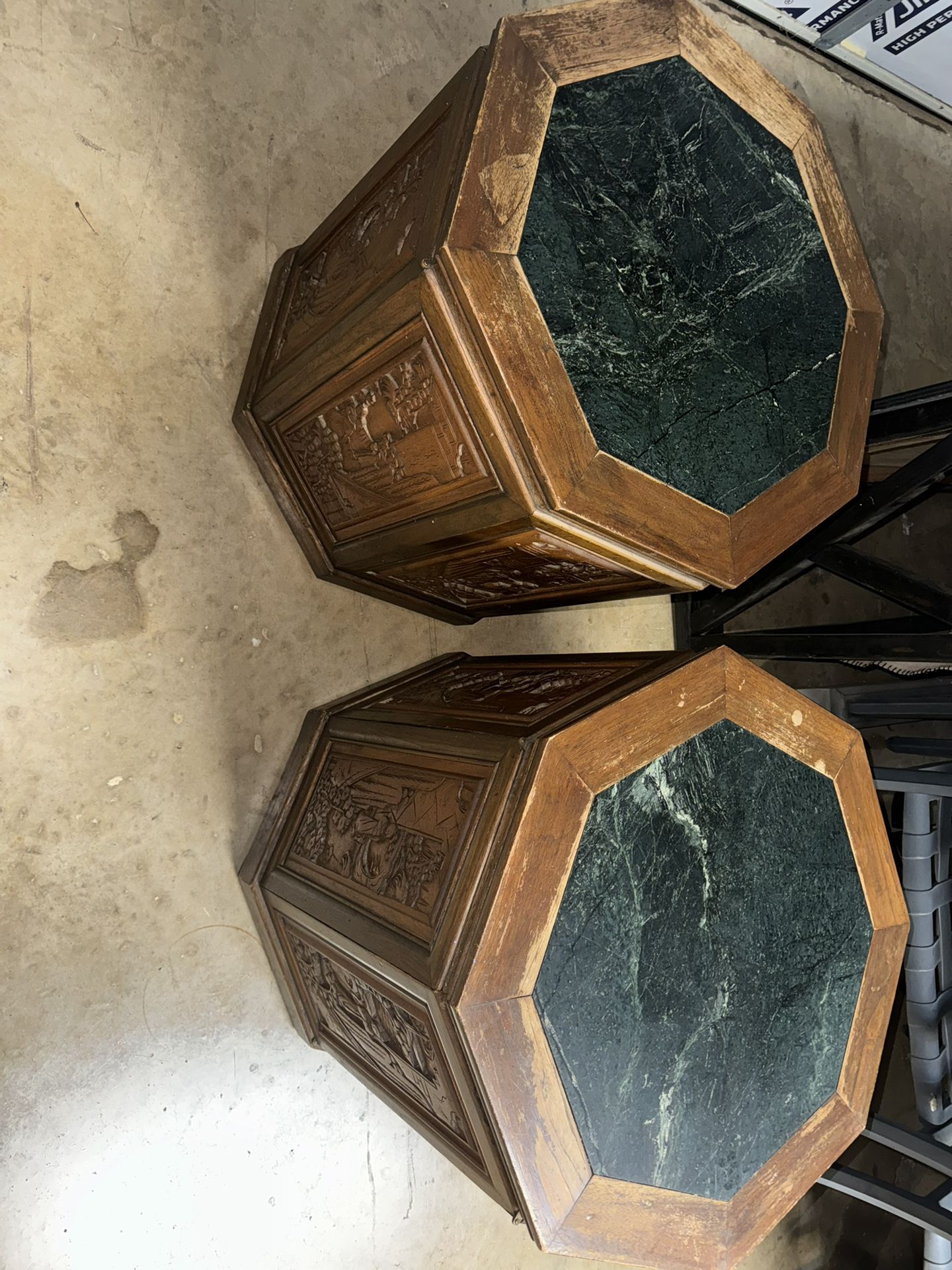Emerald Top Night Stands or End Tables!