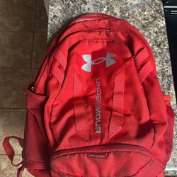 Red Under Armour Bookbag