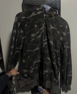 Ponr Black Camp Bape Jacket