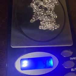 925 silver Cuban chain